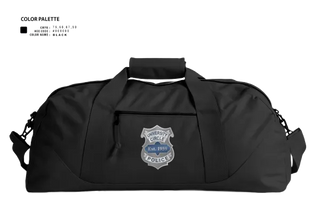 Duffle Bag, PATROL, Police, Teamtime, Team time, sublimation, custom sports apparel, team uniforms, spirit wear, spiritwear, sports uniforms, custom shirts, team store, custom team store, fundraiser sports, apparel fundraiser
