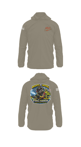 Windbreaker, Feral Fireman, Fire Department, Teamtime, Team time, sublimation, custom sports apparel, team uniforms, spirit wear, spiritwear, sports uniforms, custom shirts, team store, custom team store, fundraiser sports, apparel fundraiser
