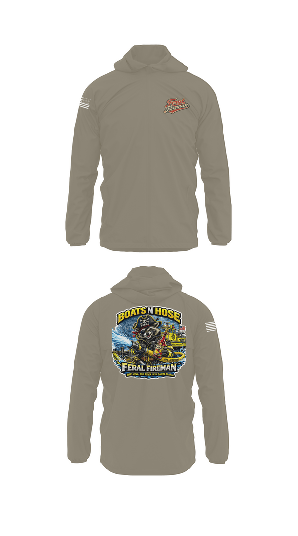 Windbreaker, Feral Fireman, Fire Department, Teamtime, Team time, sublimation, custom sports apparel, team uniforms, spirit wear, spiritwear, sports uniforms, custom shirts, team store, custom team store, fundraiser sports, apparel fundraiser
