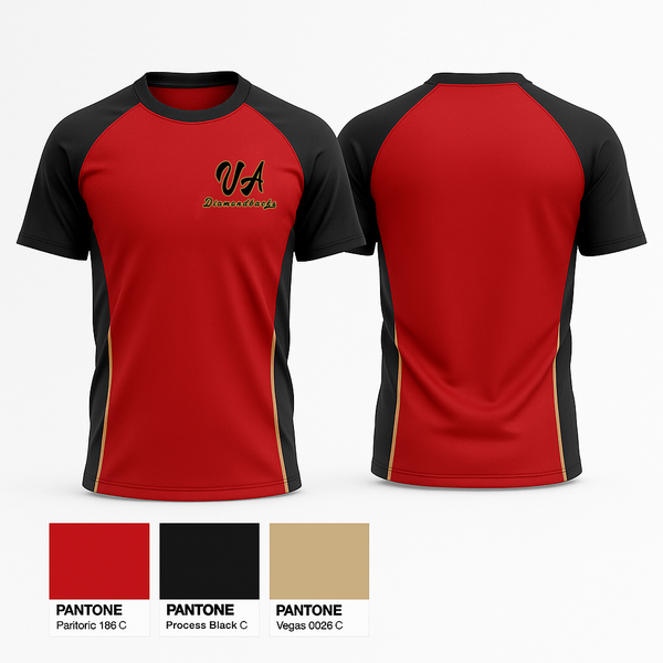 VA Diamondbacks 70273555 Short Sleeve Performance Shirt - 41
