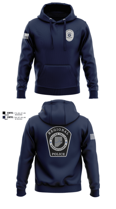 Beaver Valley Regional Police Department  Hoodie - 3