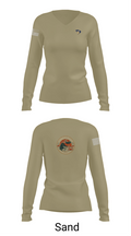 Cooper River Crab Bandits 83296088 Women's Long Sleeve V-neck Shirt - 92