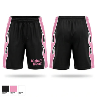 Athletic Shorts With Pockets, Kajun Heat, Women's Volleyball, Teamtime, Team time, sublimation, custom sports apparel, team uniforms, spirit wear, spiritwear, sports uniforms, custom shirts, team store, custom team store, fundraiser sports, apparel fundraiser