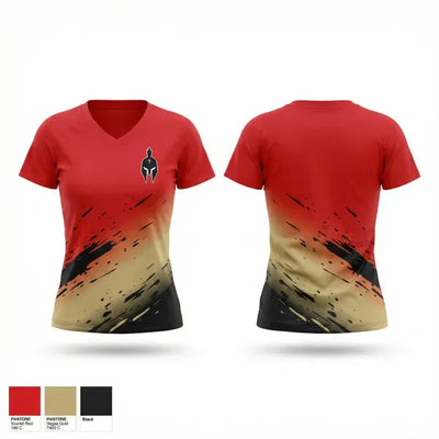 PACE 84066252 Women's Short Sleeve V-neck Shirt - 1