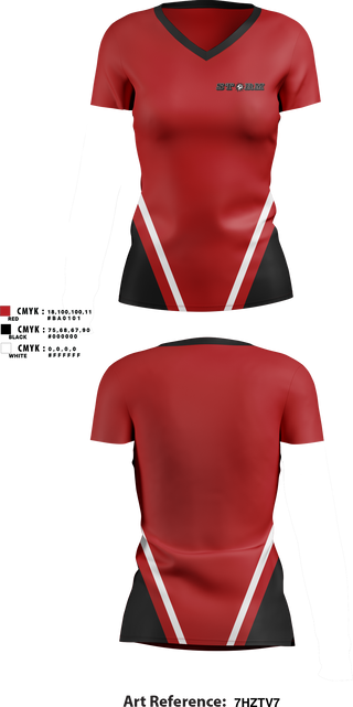 Womens Short Sleeve Vneck Shirt, Storm, Women's Soccer, Teamtime, Team time, sublimation, custom sports apparel, team uniforms, spirit wear, spiritwear, sports uniforms, custom shirts, team store, custom team store, fundraiser sports, apparel fundraiser