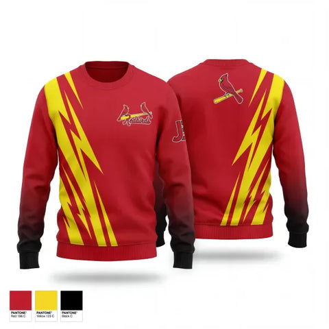 Crew Neck Sweatshirt, Michigan Redbirds, Baseball, Teamtime, Team time, sublimation, custom sports apparel, team uniforms, spirit wear, spiritwear, sports uniforms, custom shirts, team store, custom team store, fundraiser sports, apparel fundraiser