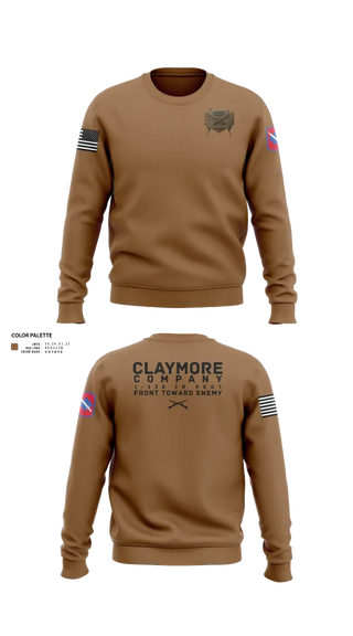 Crew Neck Sweatshirt, C CO 1-138 IN REGT, , Teamtime, Team time, sublimation, custom sports apparel, team uniforms, spirit wear, spiritwear, sports uniforms, custom shirts, team store, custom team store, fundraiser sports, apparel fundraiser