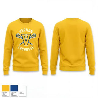 Crew Neck Sweatshirt, Vernon, Men's Lacrosse, Teamtime, Team time, sublimation, custom sports apparel, team uniforms, spirit wear, spiritwear, sports uniforms, custom shirts, team store, custom team store, fundraiser sports, apparel fundraiser