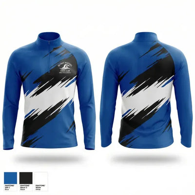 Detroit Masters Swim Club and Detroit 100 74268751 Quarter Zip Jacket - 1