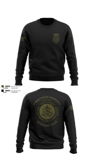 Crew Neck Sweatshirt, TDOC SPECIAL OPERATIONS, Police, Teamtime, Team time, sublimation, custom sports apparel, team uniforms, spirit wear, spiritwear, sports uniforms, custom shirts, team store, custom team store, fundraiser sports, apparel fundraiser