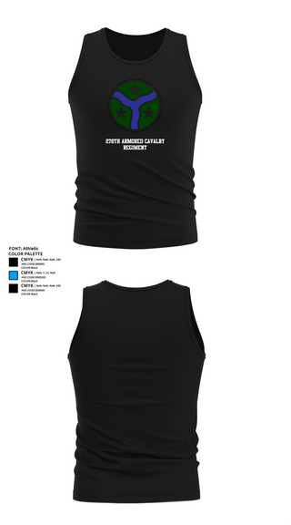 Tank Top, 278th Armored Cavalry Regiment, National Guard, Teamtime, Team time, sublimation, custom sports apparel, team uniforms, spirit wear, spiritwear, sports uniforms, custom shirts, team store, custom team store, fundraiser sports, apparel fundraiser