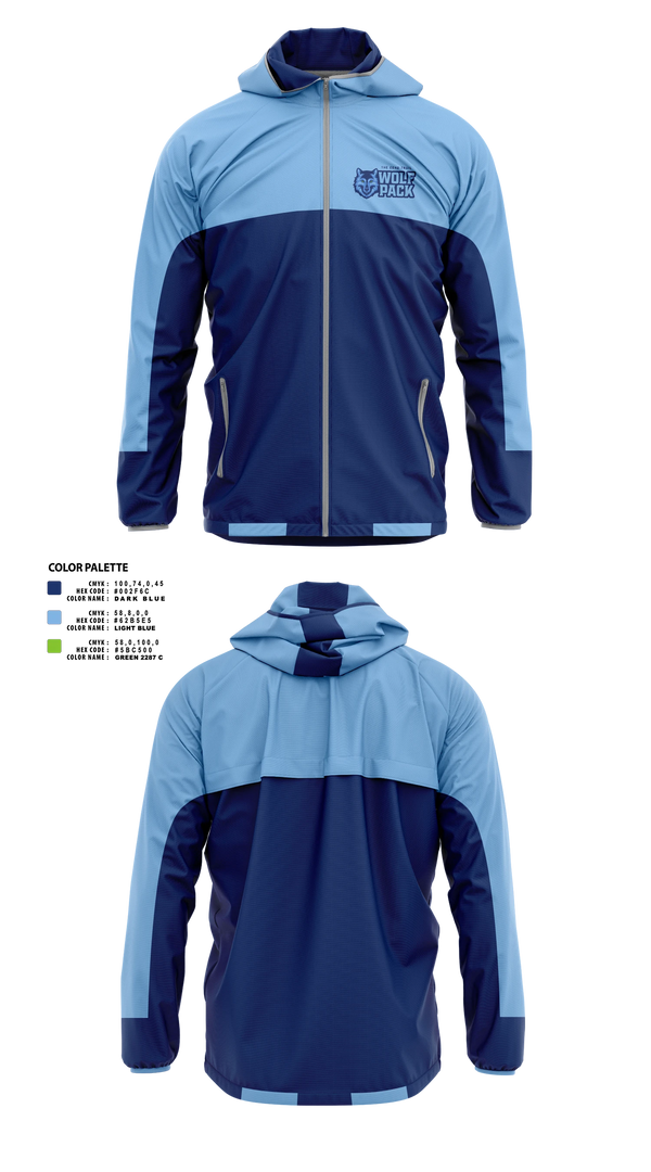 Windbreaker, Echo Trail Wolfpack, Men's Basketball, Teamtime, Team time, sublimation, custom sports apparel, team uniforms, spirit wear, spiritwear, sports uniforms, custom shirts, team store, custom team store, fundraiser sports, apparel fundraiser