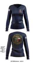 NMRTC El Paso 64078462 Women's Long Sleeve V-neck Shirt - 107