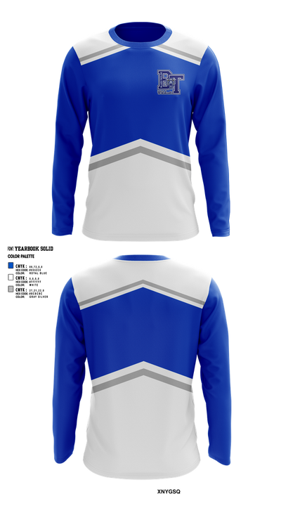 Blair-Taylor High School Cheer 31522337 Long Sleeve Performance Shirt 1