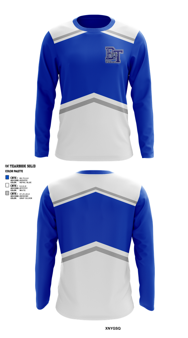 Long Sleeve Performance Shirt, Blair-Taylor High School Cheer, Cheer, Teamtime, Team time, sublimation, custom sports apparel, team uniforms, spirit wear, spiritwear, sports uniforms, custom shirts, team store, custom team store, fundraiser sports, apparel fundraiser