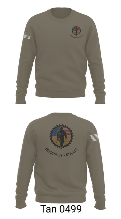 Designs By Vets 85600951 Crew Neck Sweatshirt - 65