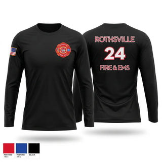 Long Sleeve Performance Shirt, Rothsville Fire & EMS, EMS/EMT, Teamtime, Team time, sublimation, custom sports apparel, team uniforms, spirit wear, spiritwear, sports uniforms, custom shirts, team store, custom team store, fundraiser sports, apparel fundraiser