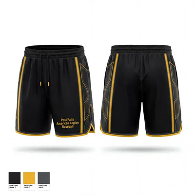 Post Falls American Legion Baseball 34164185 Athletic Shorts With Pockets - 1