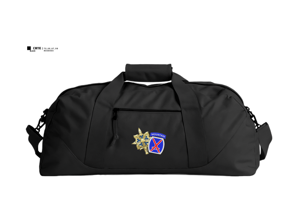 Duffle Bag, 10th MTN, G2 ACE, Army, Teamtime, Team time, sublimation, custom sports apparel, team uniforms, spirit wear, spiritwear, sports uniforms, custom shirts, team store, custom team store, fundraiser sports, apparel fundraiser