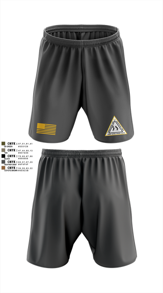 Athletic Shorts With Pockets, 100th Training Division, Army, Teamtime, Team time, sublimation, custom sports apparel, team uniforms, spirit wear, spiritwear, sports uniforms, custom shirts, team store, custom team store, fundraiser sports, apparel fundraiser