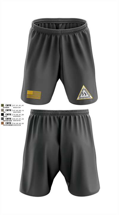 Fort Knox Fight Club Athletic Shorts With Pockets - 3