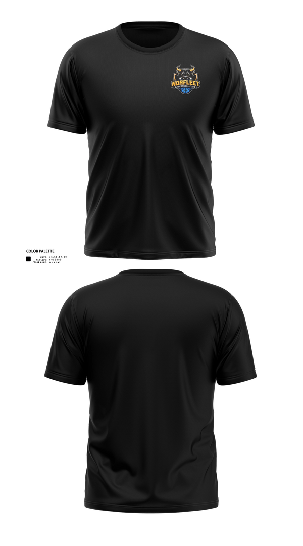 NBC BULLS 15155634 Old School Cotton Feel Shirt - 21