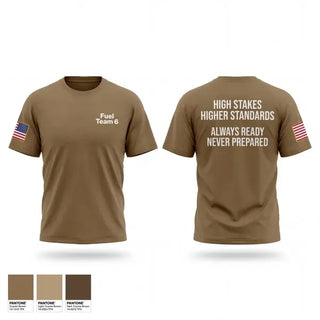 Old School Cotton Feel Shirt, Fuel Team 6, Army, Teamtime, Team time, sublimation, custom sports apparel, team uniforms, spirit wear, spiritwear, sports uniforms, custom shirts, team store, custom team store, fundraiser sports, apparel fundraiser