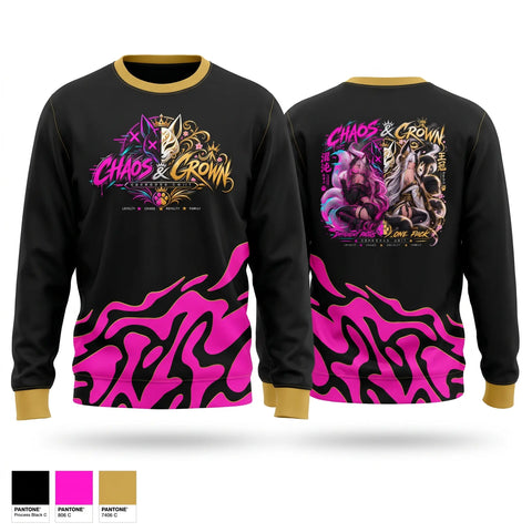 Crew Neck Sweatshirt, Cu blood&moon, E-Sports, Teamtime, Team time, sublimation, custom sports apparel, team uniforms, spirit wear, spiritwear, sports uniforms, custom shirts, team store, custom team store, fundraiser sports, apparel fundraiser