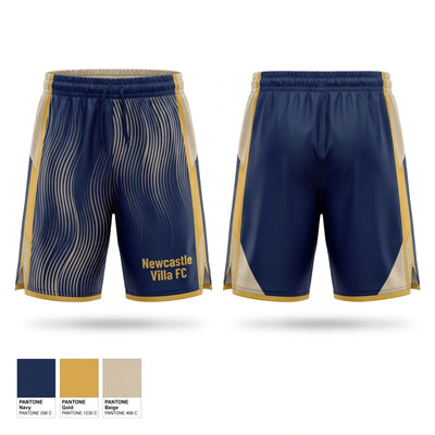 Newcastle Villa FC Mens Soccer Shorts - 1