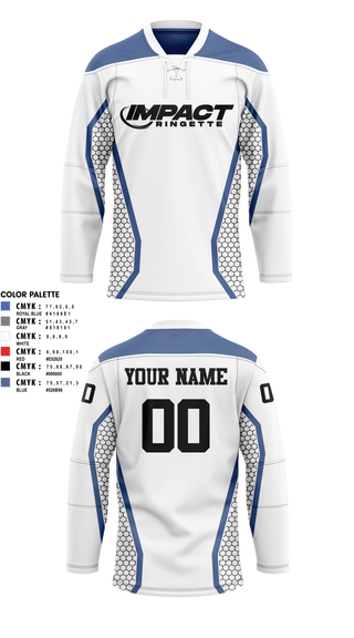 Hockey Jersey, Impact Ringette 2026, Ice Hockey, Teamtime, Team time, sublimation, custom sports apparel, team uniforms, spirit wear, spiritwear, sports uniforms, custom shirts, team store, custom team store, fundraiser sports, apparel fundraiser