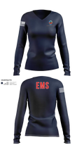 OTF EMS 67953632 Women's Long Sleeve V-neck Shirt - 21