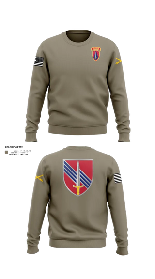 Crew Neck Sweatshirt, HHB 4th BN, 3rd SFAB, , Teamtime, Team time, sublimation, custom sports apparel, team uniforms, spirit wear, spiritwear, sports uniforms, custom shirts, team store, custom team store, fundraiser sports, apparel fundraiser