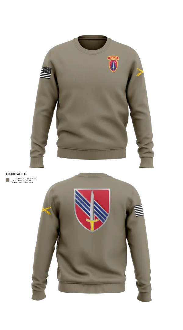Crew Neck Sweatshirt, HHB 4th BN, 3rd SFAB, , Teamtime, Team time, sublimation, custom sports apparel, team uniforms, spirit wear, spiritwear, sports uniforms, custom shirts, team store, custom team store, fundraiser sports, apparel fundraiser