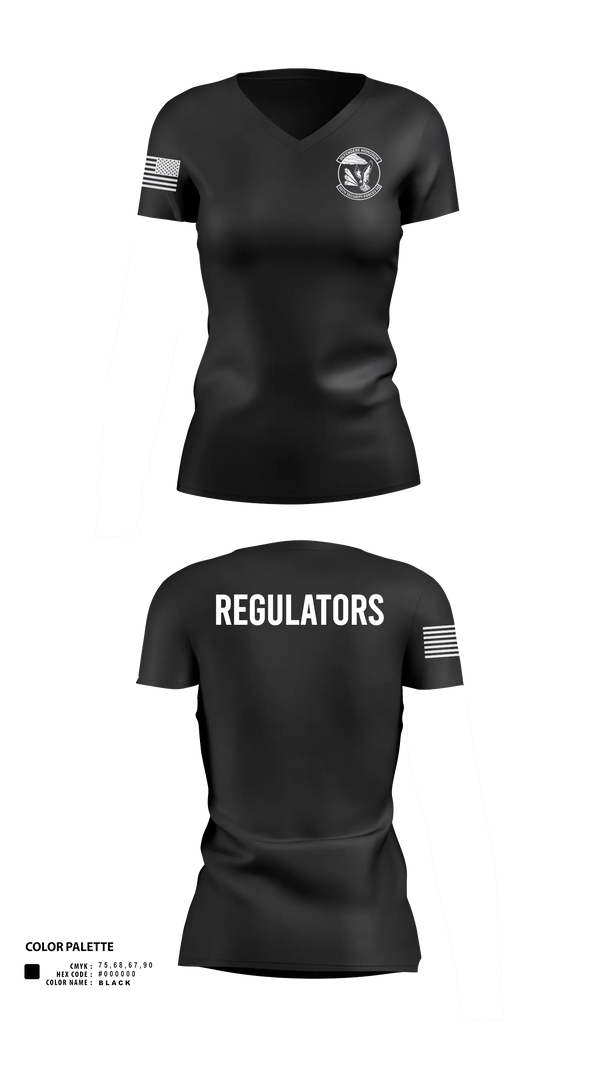 Womens Short Sleeve Vneck Shirt, 90th Security Forces Squadron, Air Force, Teamtime, Team time, sublimation, custom sports apparel, team uniforms, spirit wear, spiritwear, sports uniforms, custom shirts, team store, custom team store, fundraiser sports, apparel fundraiser