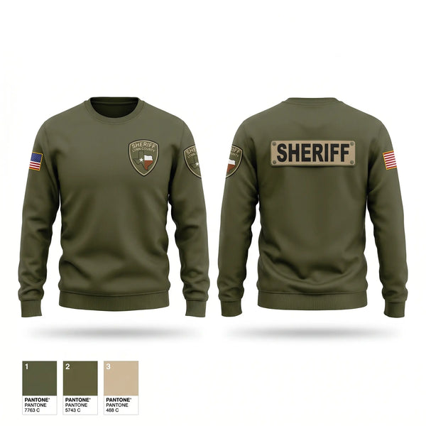 Crew Neck Sweatshirt, Lynn County Sheriff’s Office, Police, Teamtime, Team time, sublimation, custom sports apparel, team uniforms, spirit wear, spiritwear, sports uniforms, custom shirts, team store, custom team store, fundraiser sports, apparel fundraiser