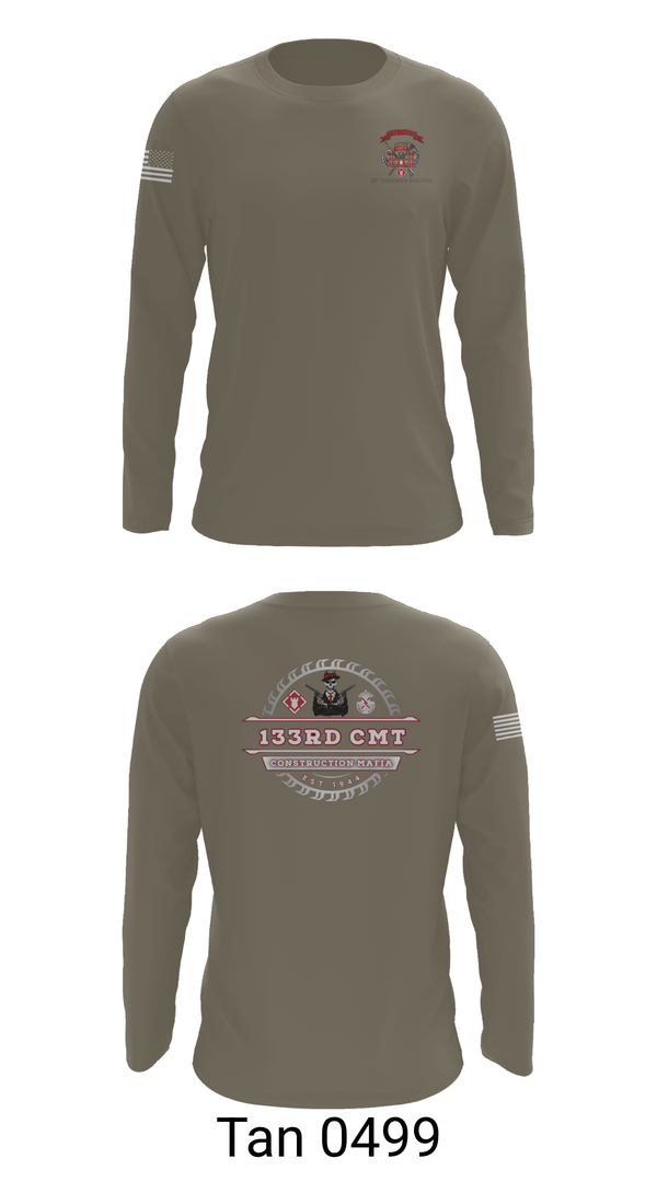 Long Sleeve Performance Shirt, 133rd Construction Management Team, , Teamtime, Team time, sublimation, custom sports apparel, team uniforms, spirit wear, spiritwear, sports uniforms, custom shirts, team store, custom team store, fundraiser sports, apparel fundraiser