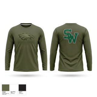Long Sleeve Performance Shirt, South Walton Hawks, Baseball, Teamtime, Team time, sublimation, custom sports apparel, team uniforms, spirit wear, spiritwear, sports uniforms, custom shirts, team store, custom team store, fundraiser sports, apparel fundraiser