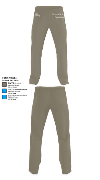 Sweatpants, Knoxville Police Department, Police, Teamtime, Team time, sublimation, custom sports apparel, team uniforms, spirit wear, spiritwear, sports uniforms, custom shirts, team store, custom team store, fundraiser sports, apparel fundraiser