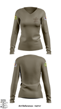4th/104th BN (CA/PO) 7380170 Women's Long Sleeve V-neck Shirt - 5