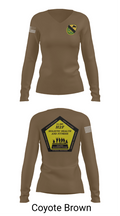1st Cav 3CR 22311703 Women's Long Sleeve V-neck Shirt - 17