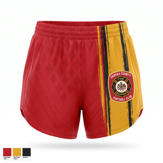 Womens Shorts, FCFD FC, Men's Soccer, Teamtime, Team time, sublimation, custom sports apparel, team uniforms, spirit wear, spiritwear, sports uniforms, custom shirts, team store, custom team store, fundraiser sports, apparel fundraiser
