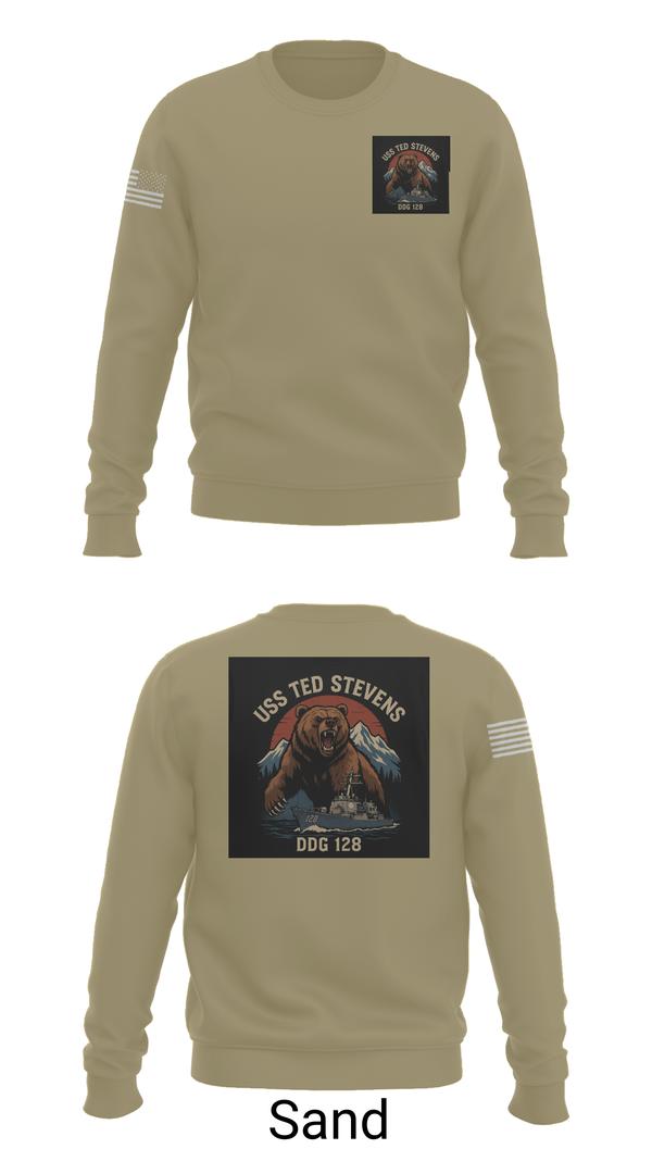 Crew Neck Sweatshirt, TED STEVENS, , Teamtime, Team time, sublimation, custom sports apparel, team uniforms, spirit wear, spiritwear, sports uniforms, custom shirts, team store, custom team store, fundraiser sports, apparel fundraiser