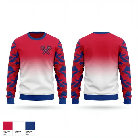Crew Neck Sweatshirt, Alaska Legion Baseball, Baseball, Teamtime, Team time, sublimation, custom sports apparel, team uniforms, spirit wear, spiritwear, sports uniforms, custom shirts, team store, custom team store, fundraiser sports, apparel fundraiser