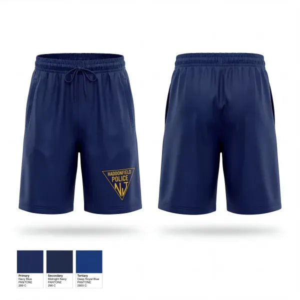Athletic Shorts With Pockets, Haddonfield Police, Police, Teamtime, Team time, sublimation, custom sports apparel, team uniforms, spirit wear, spiritwear, sports uniforms, custom shirts, team store, custom team store, fundraiser sports, apparel fundraiser