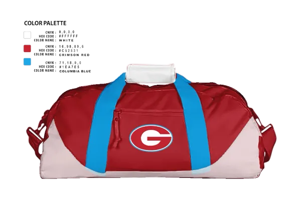 Duffle Bag, Granger Lancers Football, , Teamtime, Team time, sublimation, custom sports apparel, team uniforms, spirit wear, spiritwear, sports uniforms, custom shirts, team store, custom team store, fundraiser sports, apparel fundraiser