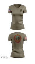 Simmonsville VFD 9385181 Women's Short Sleeve V-neck Shirt - 102