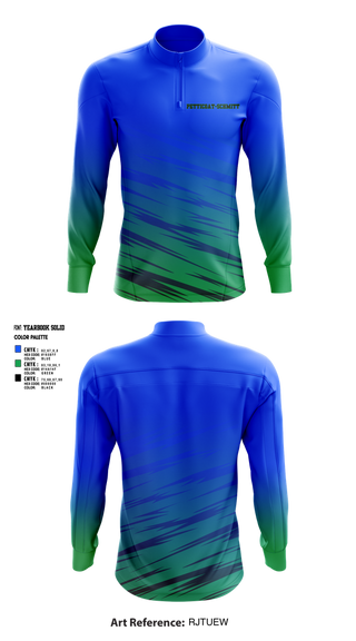 Quarter Zip Jacket, Petticoat-Schmitt, , Teamtime, Team time, sublimation, custom sports apparel, team uniforms, spirit wear, spiritwear, sports uniforms, custom shirts, team store, custom team store, fundraiser sports, apparel fundraiser