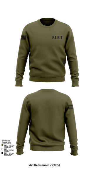Crew Neck Sweatshirt, P.E.R.T, Police, Teamtime, Team time, sublimation, custom sports apparel, team uniforms, spirit wear, spiritwear, sports uniforms, custom shirts, team store, custom team store, fundraiser sports, apparel fundraiser