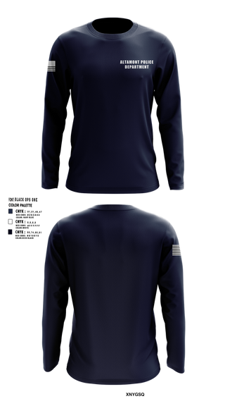Long Sleeve Performance Shirt, ALTAMONT POLICE DEPARTMENT, Police, Teamtime, Team time, sublimation, custom sports apparel, team uniforms, spirit wear, spiritwear, sports uniforms, custom shirts, team store, custom team store, fundraiser sports, apparel fundraiser