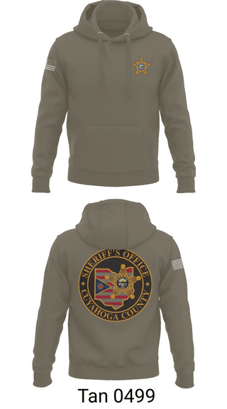 Hoodie, Cuyahoga County Sheriff, Police, Teamtime, Team time, sublimation, custom sports apparel, team uniforms, spirit wear, spiritwear, sports uniforms, custom shirts, team store, custom team store, fundraiser sports, apparel fundraiser
